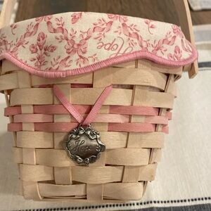 Geninue Wooden Longaberger Horizon of Hope Basket Set